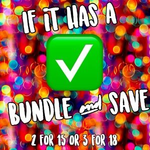 ✅LOOK FOR THE CHECK✅ BUNDLE AND SAVE